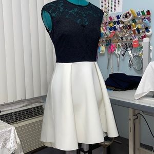 Black and white lace top dress (never worn)